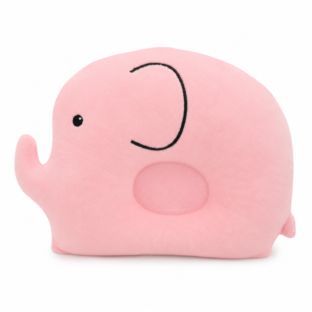 Elephant Baby Head Support PILLOW – Ultra Soft Infant Cushion