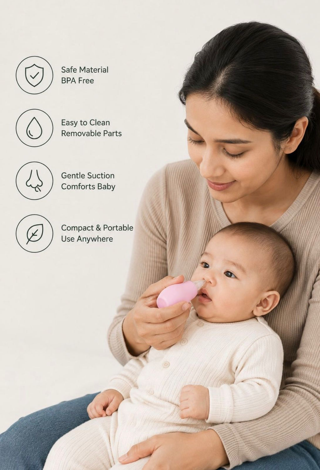 Baby Nasal Cleaner – Gentle Care for Tiny Noses ✨