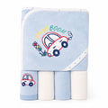 Premium Baby Bath Towel & Face Towel Set – 5 Pieces
