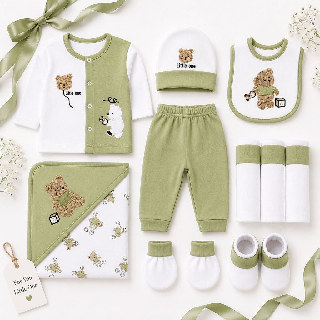 11-Piece Premium Baby Gift Set – Little One Bear Collection