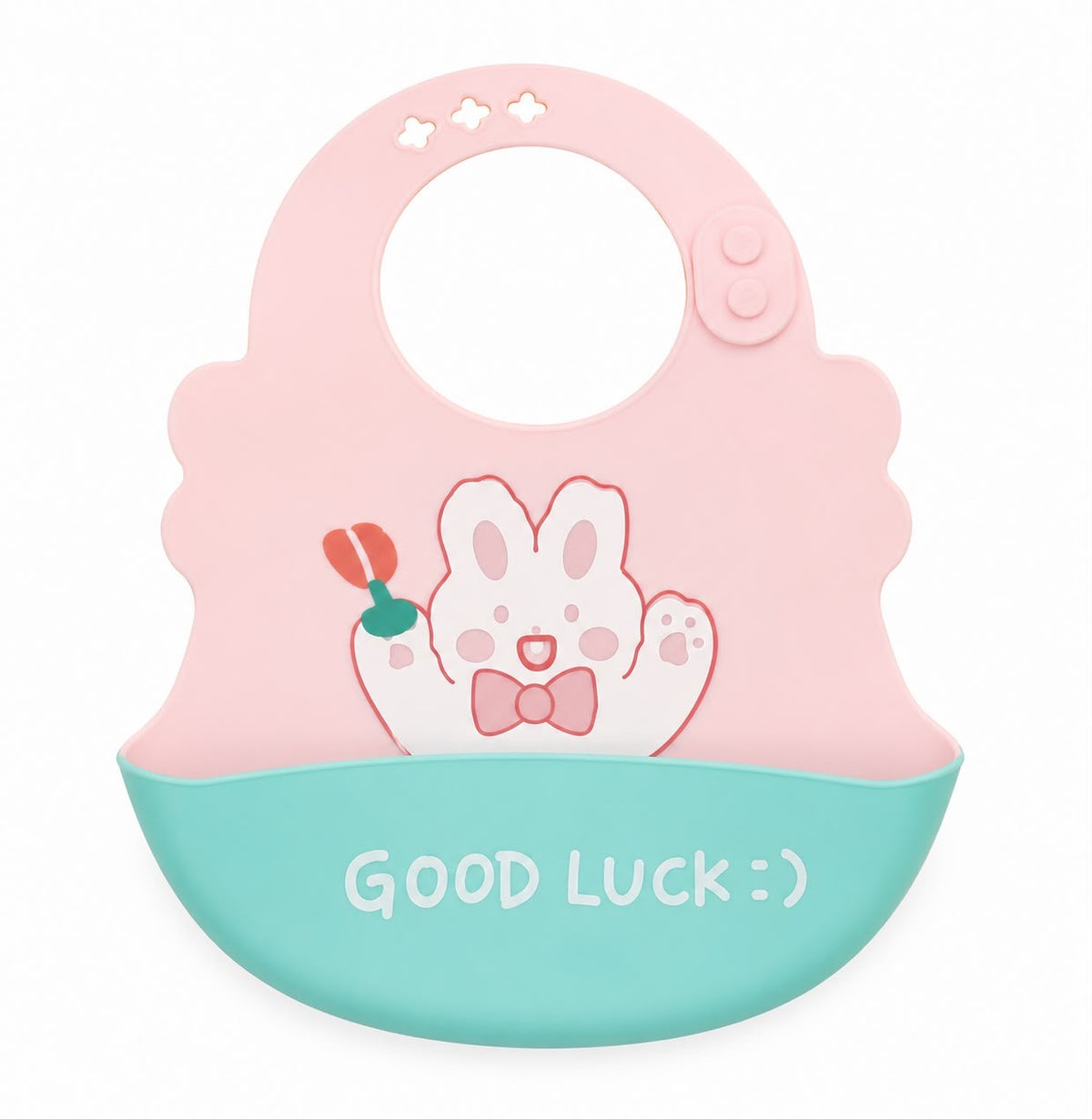 Premium Silicone Baby Feeding Bib | Waterproof with Food Catcher Pocket
