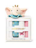 Elephant Baby Washcloth & Toy - Towel Set