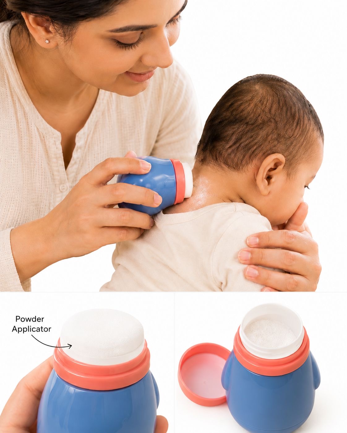 Baby Powder Puff Applicator