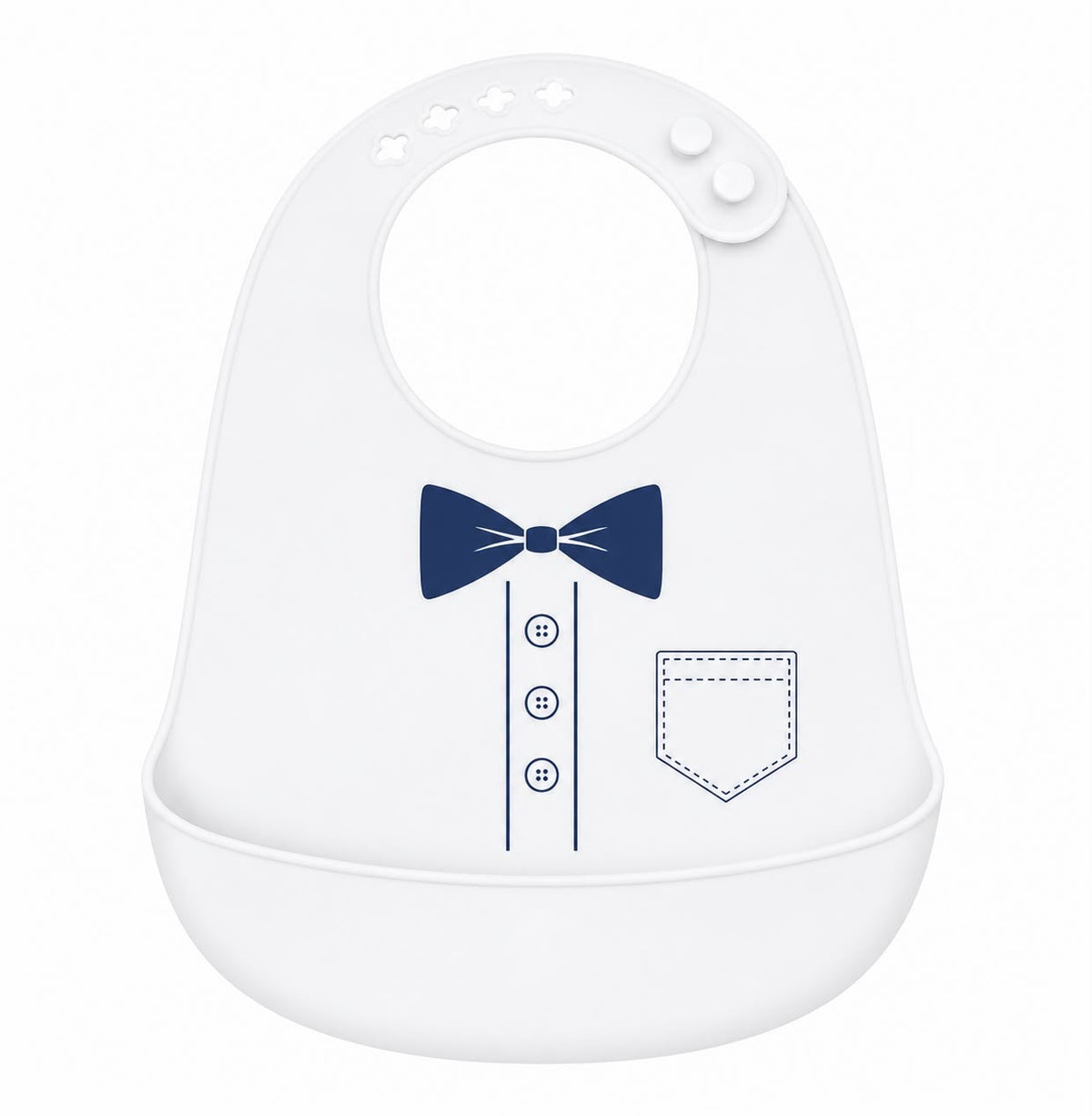 Premium Silicone Baby Feeding Bib | Waterproof with Food Catcher Pocket