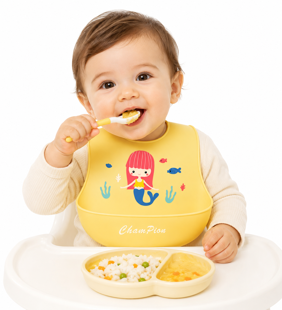 Baby Silicone Feeding Bib