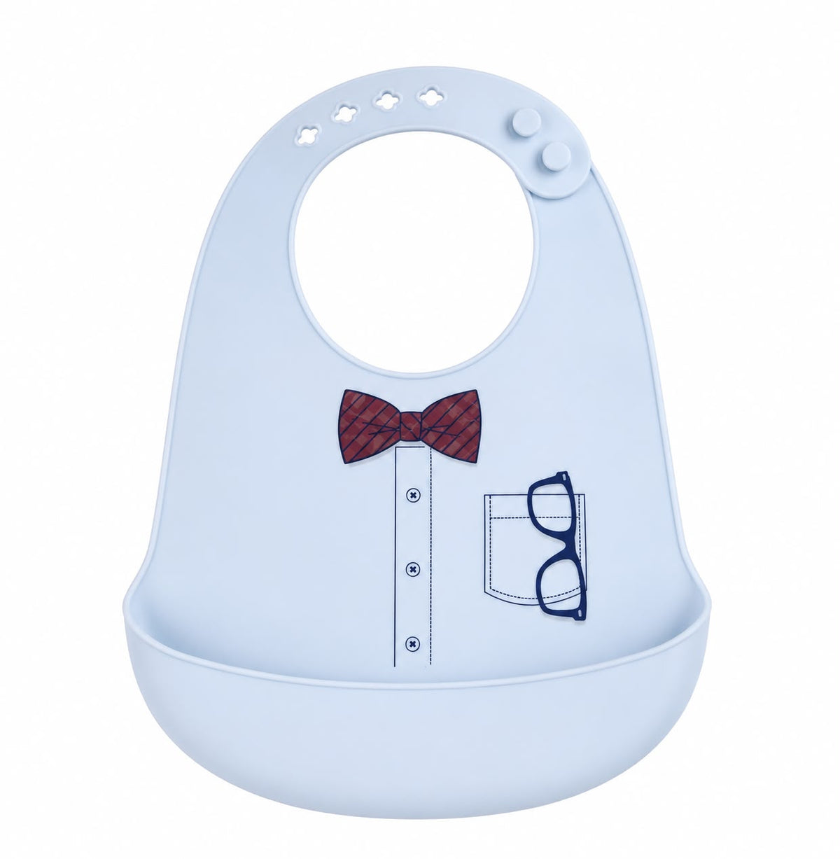 Premium Silicone Baby Feeding Bib | Waterproof with Food Catcher Pocket