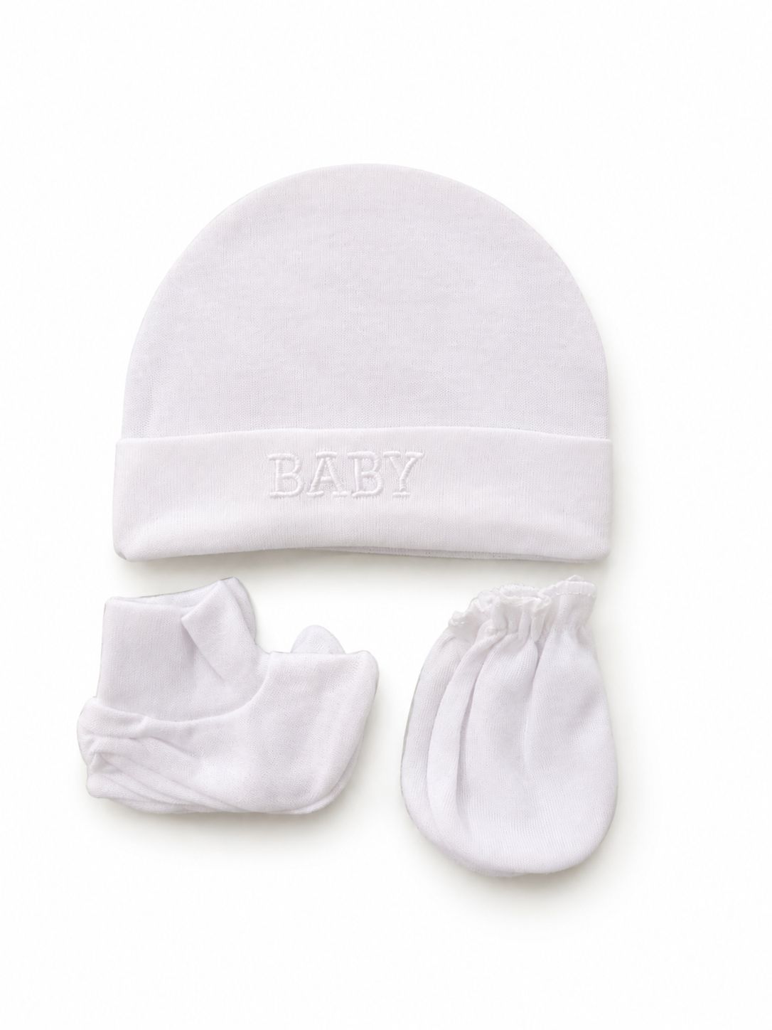 Baby Cap and Gloves - Soft Fabric