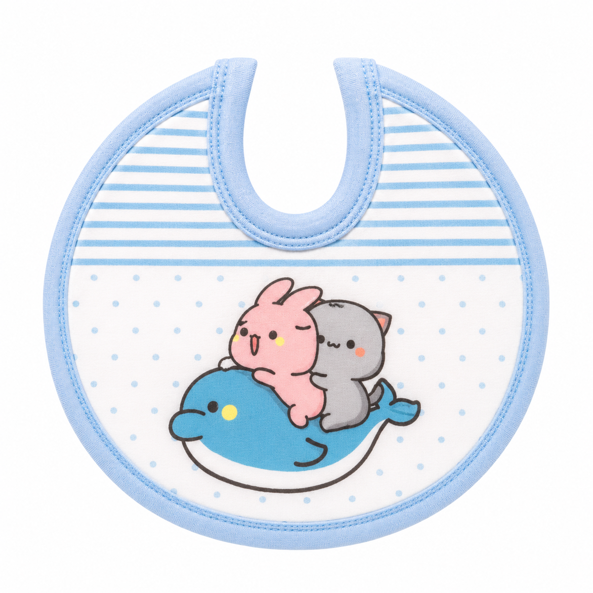 Baby Bibs Set of 4 – Ultra Soft & Safe Feeding Bibs SMALL