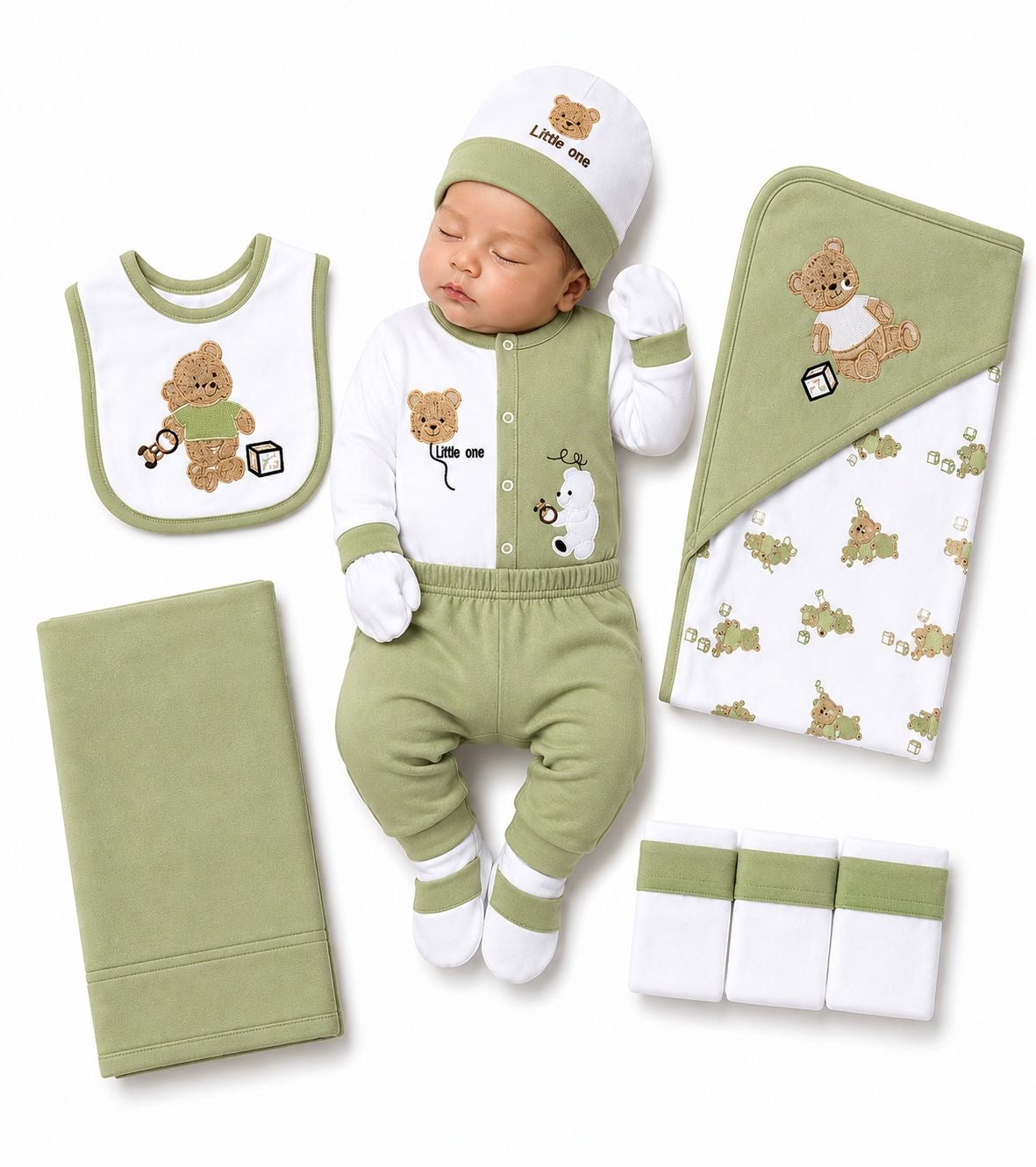 11-Piece Premium Baby Gift Set – Little One Bear Collection
