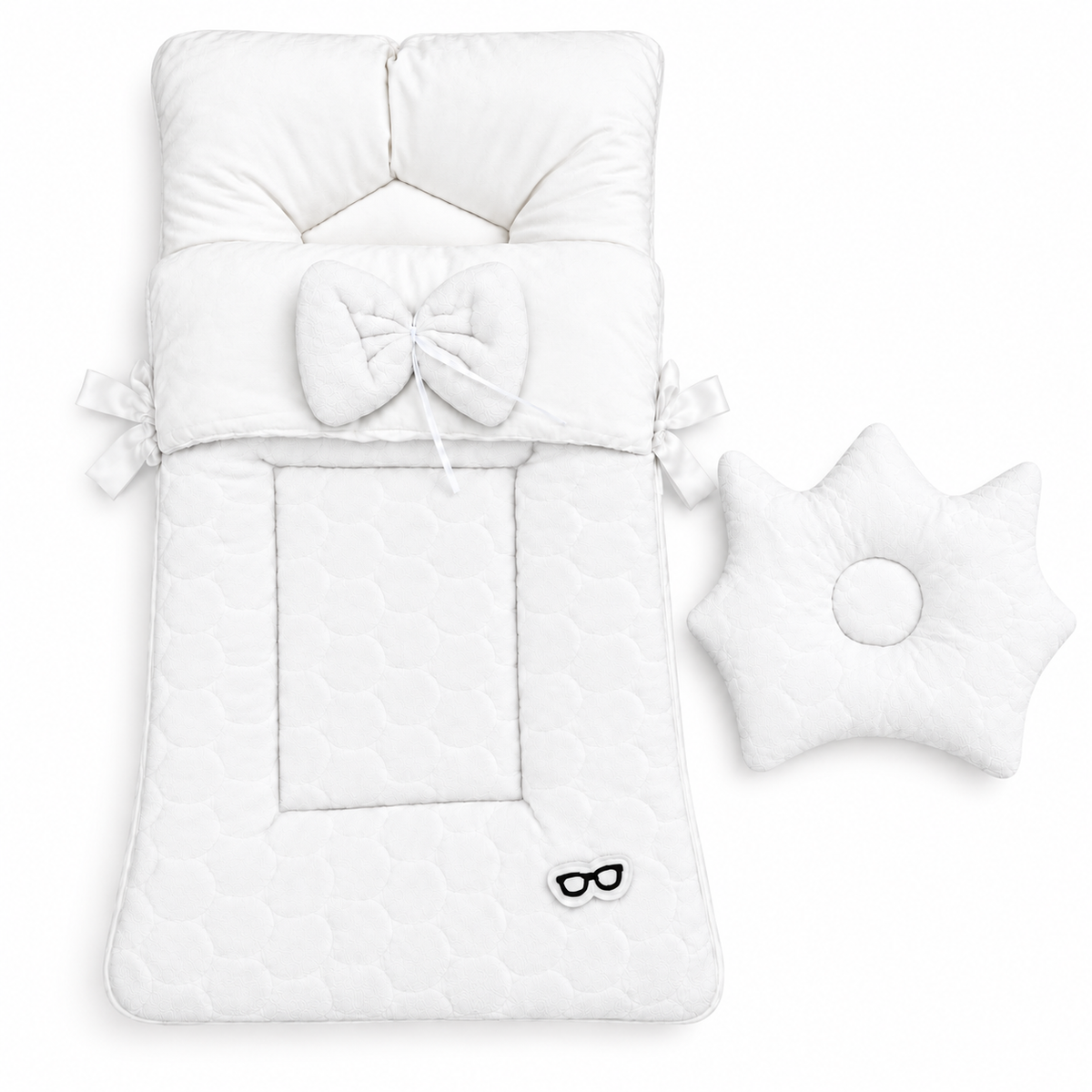 Premium Soft LittleCloud™ Luxury Baby Bedding Set — Cozy & Adorable (Carry Nest + Pillow)