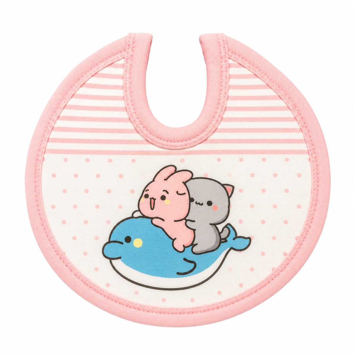 Baby Bibs Set of 4 – Ultra Soft & Safe Feeding Bibs SMALL