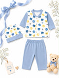Daily Routine Baby Dress | Soft & Comfortable Everyday Wear | Boy 0-3 Months | 3 Piece