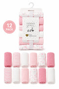 12-Pack Ultra Soft Baby Washcloth Set – Gentle Cotton Towels for Newborns