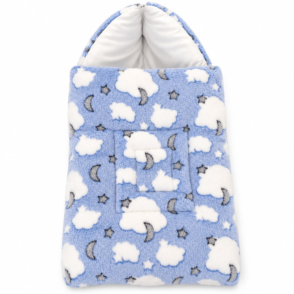 CloudDream™ Luxury Baby Nest — Cozy Comfort Cocoon Bed Set (Blue)