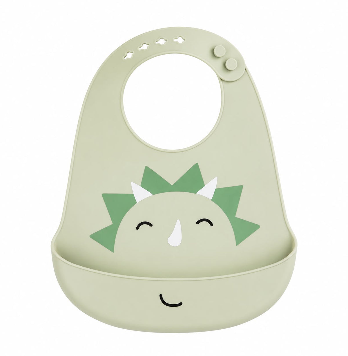 Premium Silicone Baby Feeding Bib | Waterproof with Food Catcher Pocket