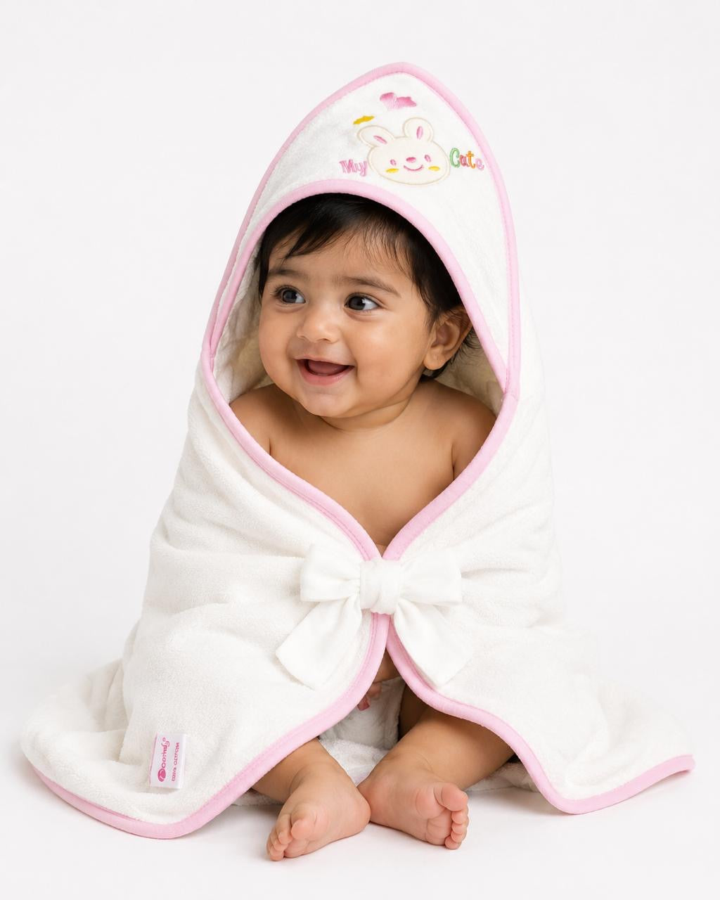 Baby Bear Hooded Wrap Blanket + Newborn Swaddle