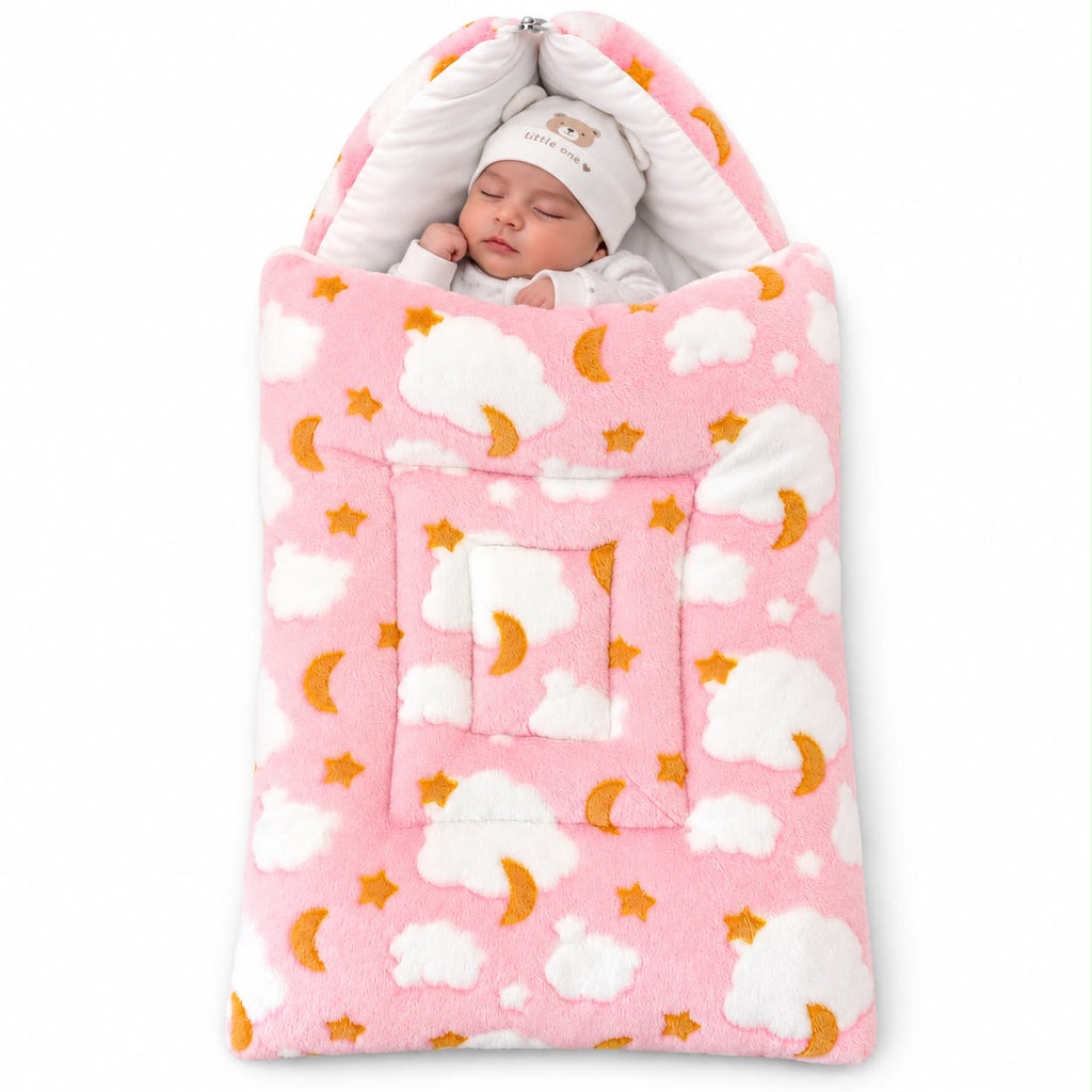 CloudDream™ Luxury Baby Nest — Cozy Comfort Cocoon Bed Set ( Pink )