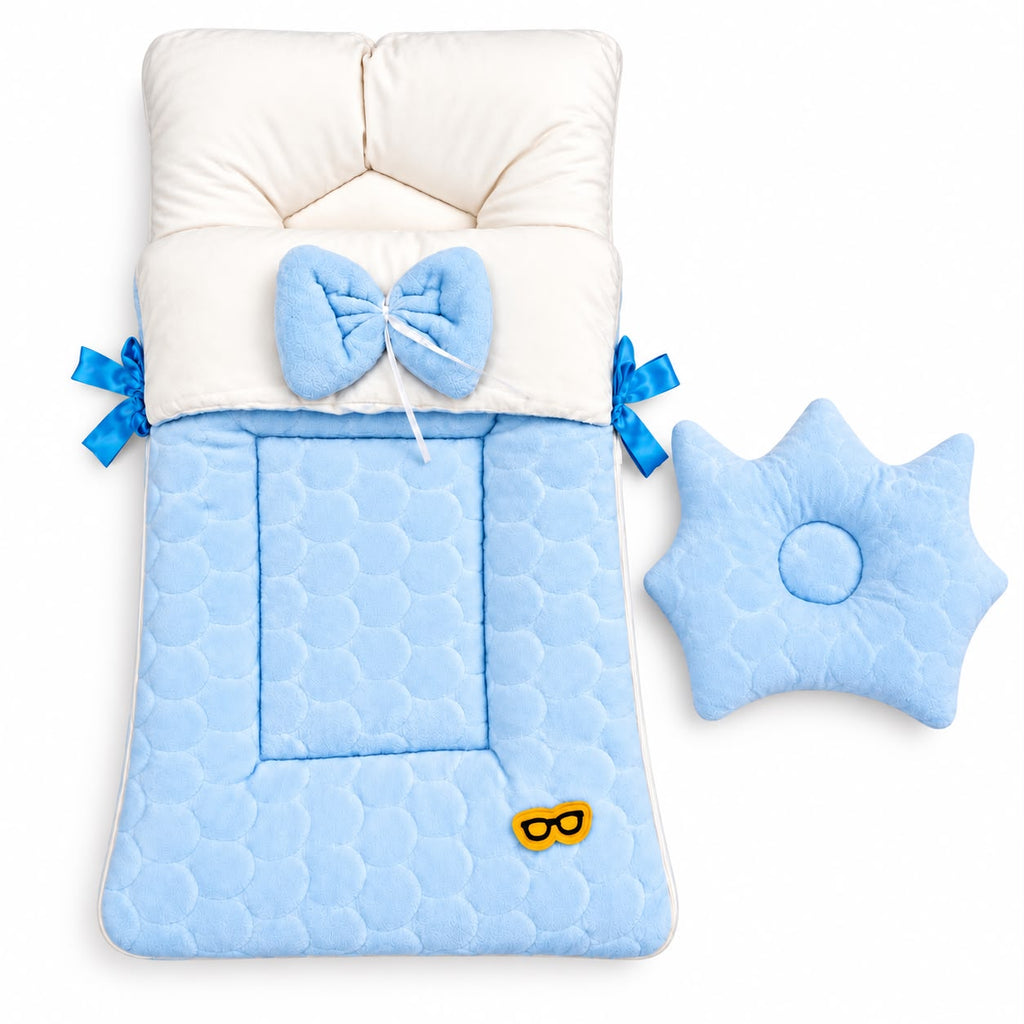 Premium Soft LittleCloud™ Luxury Baby Bedding Set — Cozy & Adorable (Carry Nest + Pillow)
