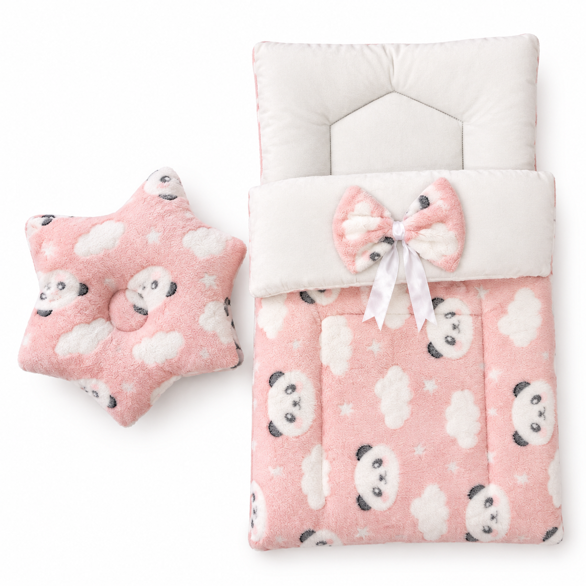 Premium Panda Soft LittleCloud™ Luxury Baby Bedding Set — Cozy & Adorable Bed Set