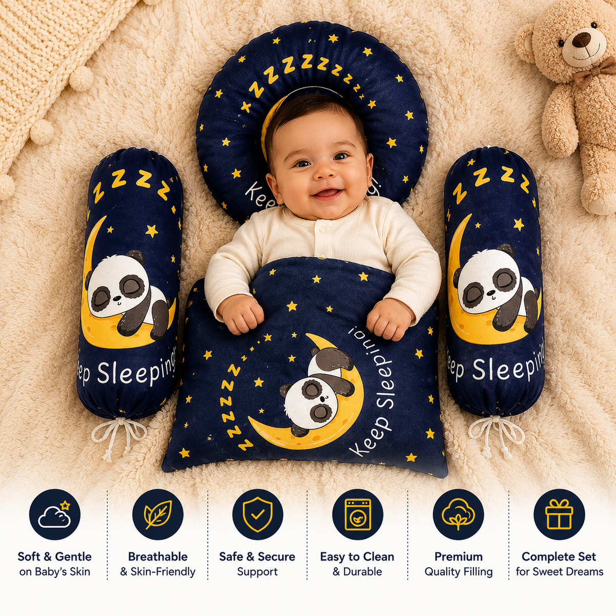 Dreamy Baby Pillow Support Set
