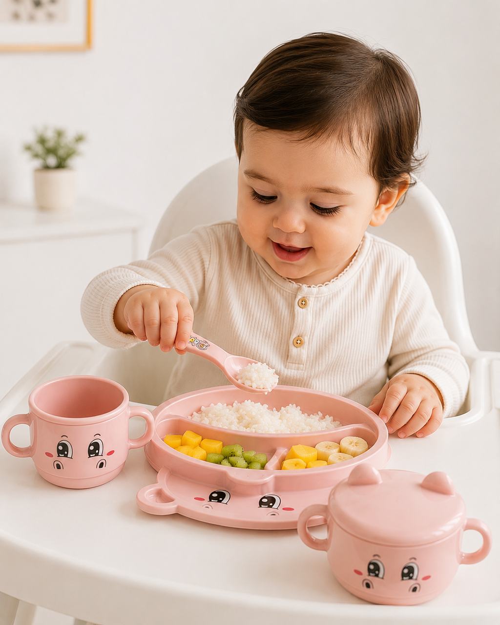 Baby Feeding Dinner Set – 7 Piece Toddler Tableware Set |